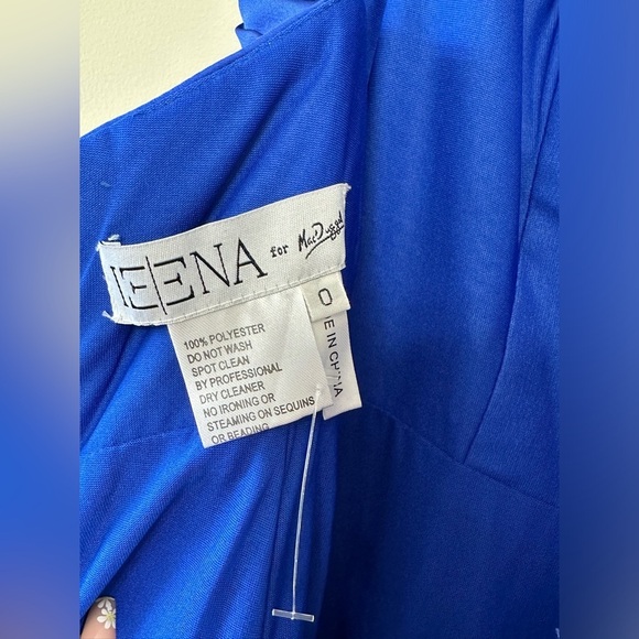 Mac Duggal Size 0 Royal Blue style 26264 formal evening gown dress New - Picture 9 of 9